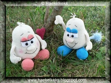 Karl und Karla -- Häkelanleitung von Haekelkeks