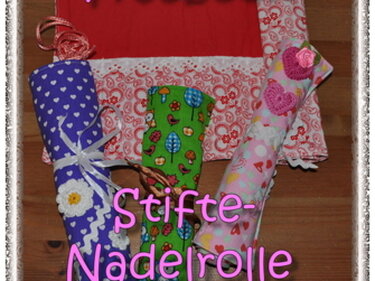 E-Book - Nähanleitung & Schnittmuster kostenlos - Stifte- Nadelrolle - Freebook - Nähen