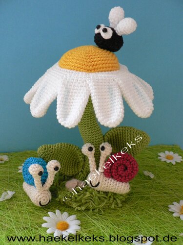 Tierisches Gänseblümchen -- Häkelanleitung von Haekelkeks - Bild 3