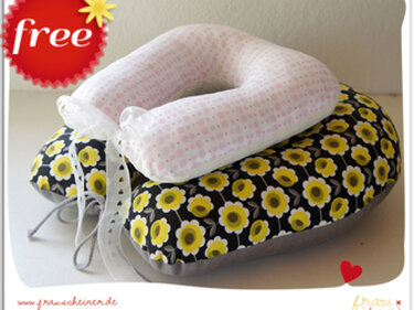 Nähanleitung & Schnittmuster kostenlos - Nackenhörnchen in 3 Größen - Nähen