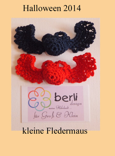Halloween Fledermaus - Häkeln