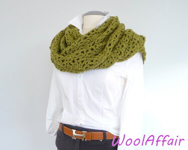 Dreieckstuch WOOLY häkeln - einfach und gut erklärte Häkelanleitung für ein Dreiecks Tuch - No.98 - Bild 5