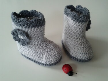 Häkelanleitung Sparset Nr.2 Mütze / Booties