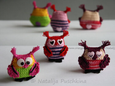 Crochet Pattern for Key Cap Owl - Crochet Owl