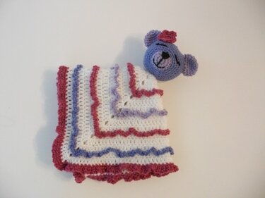 Häkelanleitung Schnuffeltuch " Brina Bär ", #46 - Bild 6
