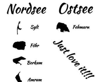 Plottervorlagen/-dateien Inseln z.B. Sylt - Plotting