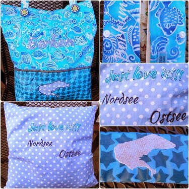 Ab 10x10 Inselumrisse wie bspw. Sylt - Sticken