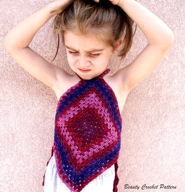 Häkelanleitung Mädchen Sommer Strand Top - Bild 5