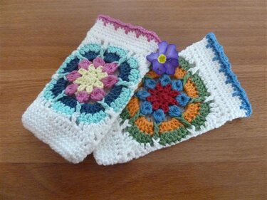 i-Phone / i-Pod Tasche aus Granny Square - H&auml;kelanleitung - Bild 11
