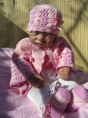 Baby- & Kinderjacke "It´s a girl", Gr. 50 bis 86 - Bild 6