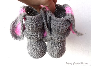 E-book Baby Bunny Rabbit Boots - Crochet