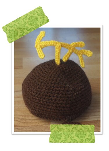 Häkelanleitung Patricks Stein