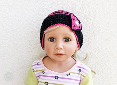 Sommermützen für Babys/Kinder "Cool Girl" (alle Größen) - Häkeln