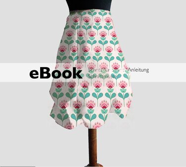 Nähanleitung Mädchen Rock Röcke Mädchenrock mit Falten A-Linienrock Tulpenrock