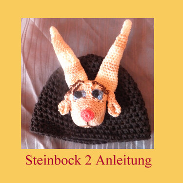 Addon Sternzeichenmütze Steinbock 2 - Häkeln