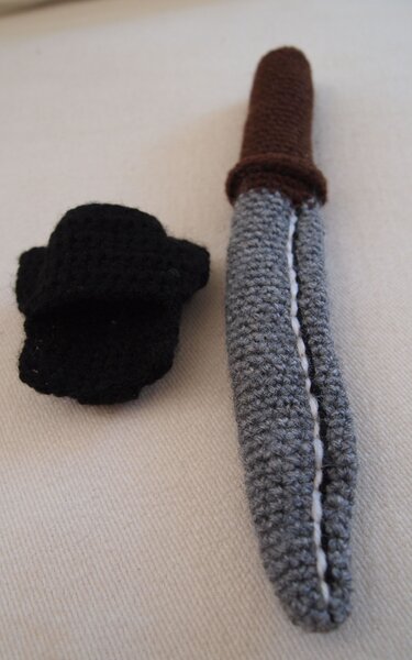 Häkelanleitung Messer