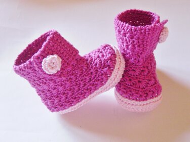 Baby-Booties Häkelanleitung - Bild 3
