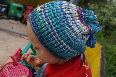 Anleitung zum stricken für Baby- Wohlfühlmützchen - Bild 9