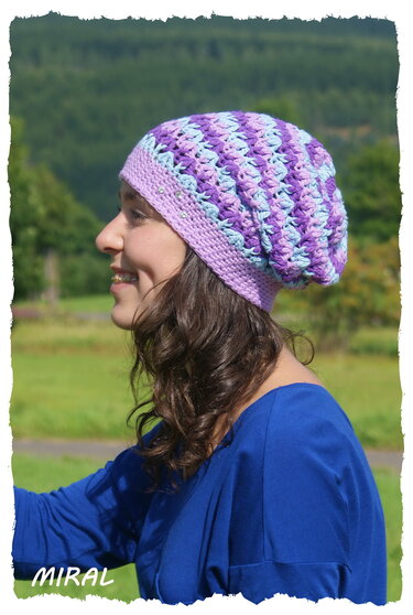 + Miral + Sommerbeanie häkeln, Beanie, Sommermütze, Ringelbeanie, Mütze - Bild 2