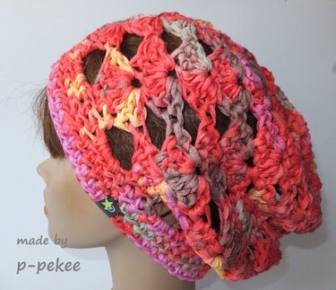 gehäkelte Sommerbeanie / Mütze "Leonie" - Bild 5