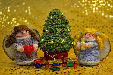 H&auml;kelanleitung Sweepies &Uuml;-Engelchen, &Uuml;-Oma , &Uuml;-Weihnachtsfrau - Häkeln