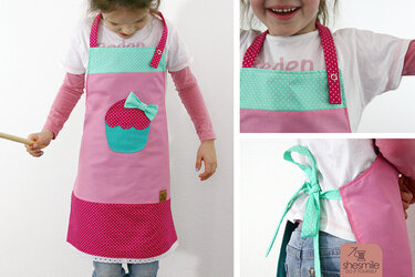 Schürze für Kinder "Muffin" (Nähanleitung und Schnittmuster)