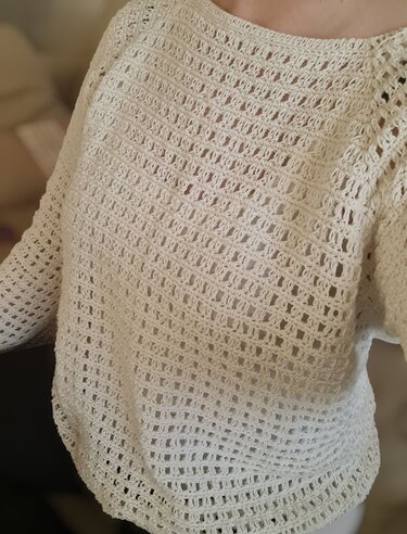 RVO Netzpulli "Little Companion" Häkelanleitung Oversize jede Größe - Bild 9