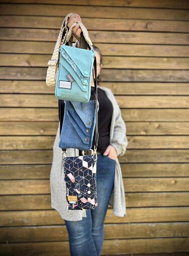 E-Book Cross Body Bag Handytasche Pixxi A4+A0 - Bild 6