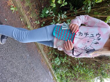 Handytasche  Tasche für junge Mädchen  kleine Umhängetasche - Häkeln