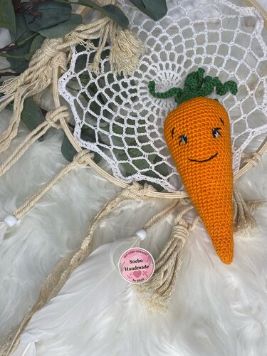 Süße Häkelanleitung Möhre Flores La Carotte, PDF Deutsch
