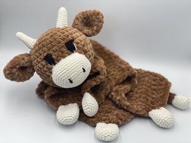 Crochet Pattern - Comforter / Lovey Cow - Image 2
