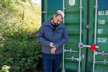 Schnittmuster Jacke Knopf und Kragen Gr. 44 - 64 Herren - Nähen