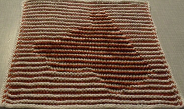 Hundekopf als Spüli oder Deko in Schattenstricktechnik - Stricken