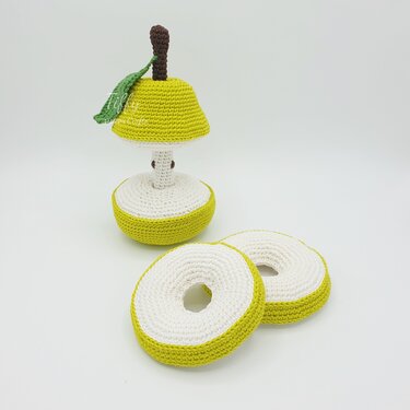 Pear Stacking Toy (single color) PATTERN PDF - Crochet