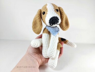 Crochet Beagle Pattern Amigurumi Dog Pattern Puppy Crochet Pattern