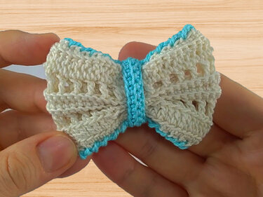 Crochet Bow PDF + Video Tutorial (English Only) – nontycrochet