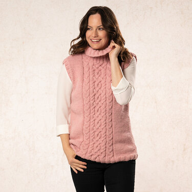 Strickanleitung Damenpullunder "Bari" 763003