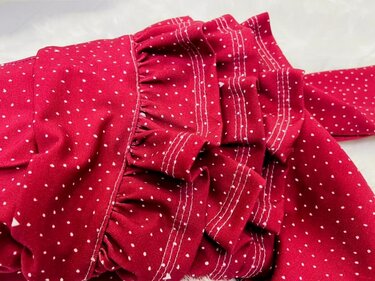 Babyhose JELLA mit Rüschenpo Gr. 50 - 92 inkl. A1 - Nähen