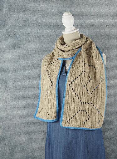 Crochet pattern geometrical motif "Murano"