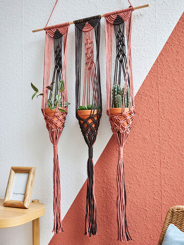 BLUMENAMPEL-TRIO - Basteln