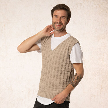 Strickanleitung Herrenpullunder "Ideal" 763052 - Bild 2