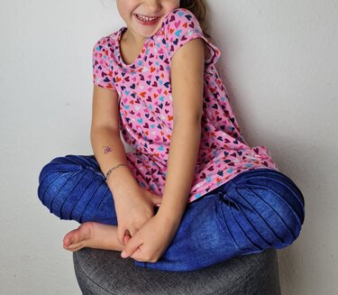 Bikerhose mit Biesen RAPHAEL 98 - 164 inkl. A0 - Bild 8