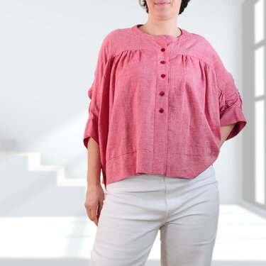 Blouse Florance size 34-50 pattern incl. sewing instructions