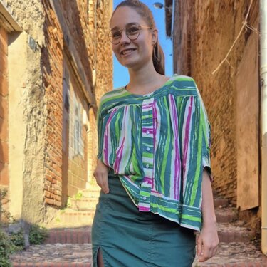 Bluse Florance Gr. 34-50 Schnittmuster inkl. Nähanleitung - Bild 13
