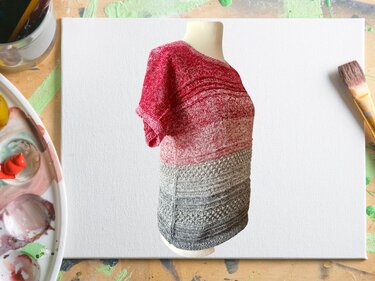 Kurzarmpullover Bunwell - Strickanleitung