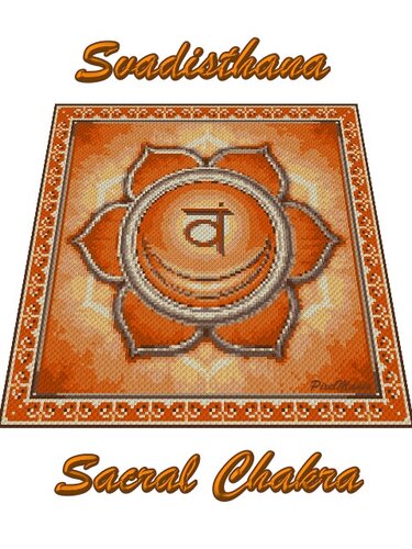 SVADISTHANA - SACRAL CHAKRA - pattern for sc crochet blanket