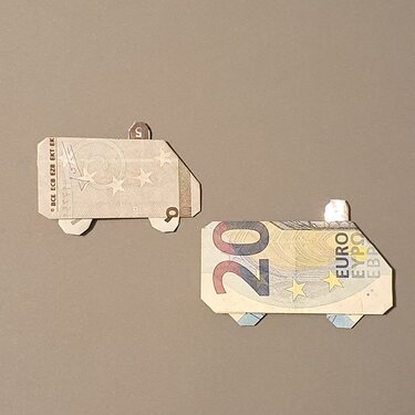 Origami Geldschein Polizeiwagen (**) - Bild 4