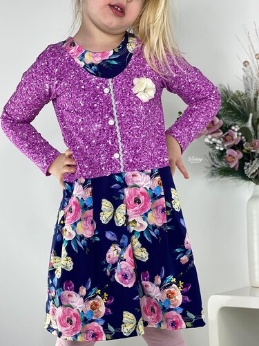 Faltenkleid HERMINE Gr. 104 - 164 inkl. A0 - Bild 5