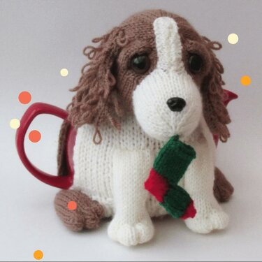 Springer Spaniel Tea Cosy Knitting Pattern