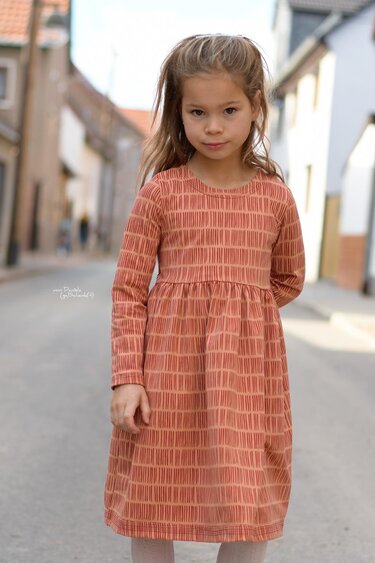 Basic Kleid  Gr. 86 - 164 - Bild 8